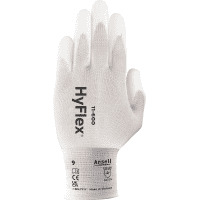 Ansell Schutzhandschuh HyFlex® 11-600, Kat.II, weiß, Nylon, 240mm, Größe 6
