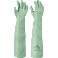 uvex Chemikalienschutzhandschuh Rubiflex NB 60 S, Kat.III, grün, 600mm, Größe 10