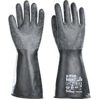 KCL Chemikalienschutzhandschuh Butoject® 897+, Kat.III, schwarz, 360mm, Größe 9