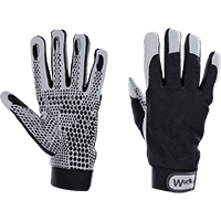 Work Schnitt-Schutzhandschuh SecuGrip® VCD, Kat.II, EN 388, Level 4X33C, sw/gr, Gr.10
