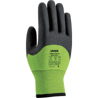 uvex Handschuh unilite thermo plus cut, Kat.II, lime/schwarz, 270mm, Größe 10