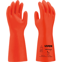uvex Schutzhandschuh power protect V1000, Kat.III, Naturlatex, 410mm, Gr.10