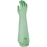 uvex Chemikalienschutz-Handschuh rubiflex NB60SZ, Kat. III, grün,600mm, Größe 9