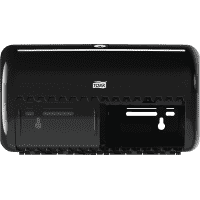 TORK Toilettenpapierspender T4, Kunststoff, schwarz, 286x158x153mm
