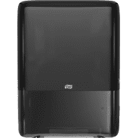 TORK PeakServe® Mini-Spender für Papierhandtücher H5, schwarz, 101x491x367mm