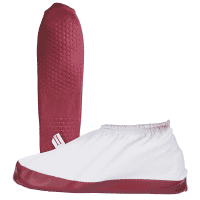 KCL Überziehschuh 971+, Kat.I, weiß/rot, Baumwolle/PVC, Größe 2 (43-45)