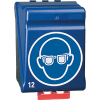 SecuBox Schutzmittelbox Maxi 12, blau, ca. 236x315x200mm
