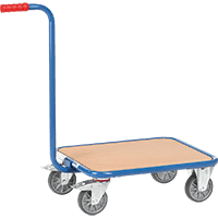 fetra Griffroller, blau, pulverbeschichteter Stahl, Ladefläche 600x500mm, 11kg