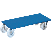 fetra Möbelroller, mit Rutschschutzbelag, 600x350x140mm, 5,5kg, 2/VE
