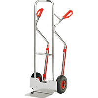 fetra Karre, Tragkraft 200kg, Schaufel 250x320mm, Aluminium,590x1300mm,9kg