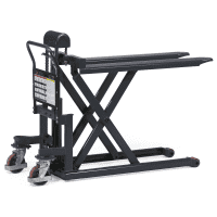 fetra Scheren-Hubwagen, anthrazit, Gesamtmaß 1550x526mm, Tragkraft 500kg,107kg