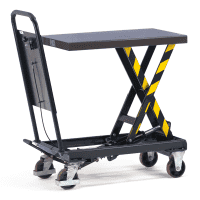 fetra Hubtischwagen 6832, antrhazit, Gesamtmaß 1020x500mm, Tragkraft 250kg,78kg