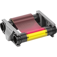Farbband YMCKO, für DURABLE Kartendrucker Duracard ID 300, mehrfarbig