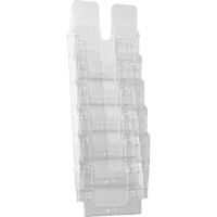 DURABLE Prospektspender Flexiplus 6, Hochformat, transpa., Polystyrol,247x745x100mm