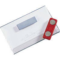 DURABLE Namensschild, Regular - mit Magnet, Kunststoff, 75x40mm, 25/VE