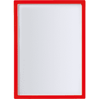 Aushangrahmen, rot, Kunststoff, Einlegemaß DIN A4, 307x223x24mm