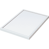 Wechselrahmen, spitze Ecken, weiß, Aluminium, Einlegemaß 420x594mm (DIN A2)