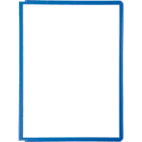 DURABLE Sichttafeln für SHERPA® Sichttafel-Systeme, blau, Polypropylen, DIN A4,5/VE