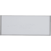 Türschild Silver, 1 Titelfeld, Aluminium, eloxiert, 180x72mm