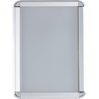 Wechselrahmen, mit runden Ecken, silber, Aluminium, Profilbreite 32mm, DIN A3