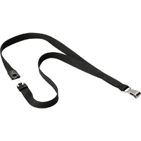 DURABLE Textilband Soft Colour, schwarz, Polyester, 15x440mm, 10/VE