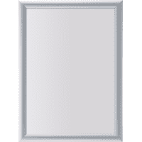 Klapprahmen Snap frame, B1, spitze Ecken, silber, Aluminium, Profil 25mm, DIN A3