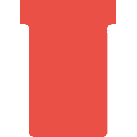 FRANKEN T-Karte, f.FRANKEN-Kartentafel, rot, Altpapier, 84x48mm (Gr.2), 100/VE