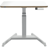 LEITZ Sitz-/Steh-Schreibtisch, elektrisch höhenverstellbar, weiß,800x650x600mm
