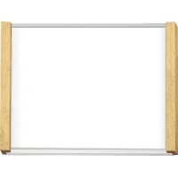 Türschild Studio Line LMH 25, Klebemontage, silber/Ahorn, Aluminium, 105x160mm