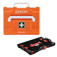 Vorteils-Set SÖHNGEN® Erste-Hilfe-Koffer metaBOX Baustelle, mit Adapterplatte