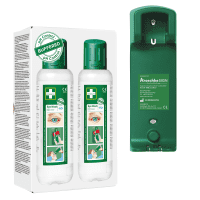 Vorteils-Set CEDERROTH Augendusche,2 x 500ml, Wandhalterung, Bedienungsanleitung