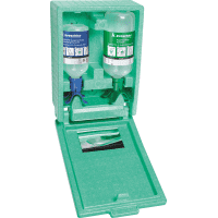 K.57 Augen-Notfallstation Wandbox Duo, mit 1x500ml, 1x1000ml Augenspüllösung