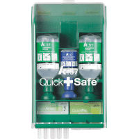 Erste-Hilfe-Station QuickSafe Basic, gefüllt, zur Wandmontage, 430x253x92mm