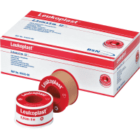 Leukoplast® Fixierpflaster, beige, 2,5cmx5m, 12 Rollen/VE