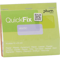 Nachfüllpack QuickFix elastic Pflaster, PE/Textilgewebe, 72x25mm, 270/VE