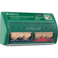 Salvequick® Pflasterspender, gefüllt mit Pflasterstrips, hygienische Entnahme