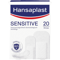 Hansaplast® Sensitive, hautfreundlich, atmungsaktiv, 5Pack/VE, 20Strips/Pack