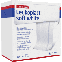 Leukoplast® Pflaster, hypoallergen, Polyester-Vlies, 6cm breit, 5m/Rolle