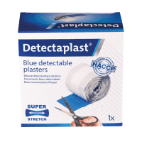 Detectaplast® Pflaster Elastic Rollenpflaster, detektierbar, blau, 6cm, 5m/Rolle