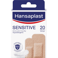 Hansaplast® Pflaster Sensitive, Hautton light, 5Pack/VE, 20Strips/Pack