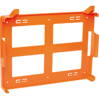 SÖHNGEN® Wandhalterung, für Erste-Hilfe-Koffer MT-CD und Senior, orange