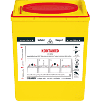 SÖHNGEN® Kontamed, Sicherheitsbehälter für medizin. Abfall, gelb,170x225x75mm
