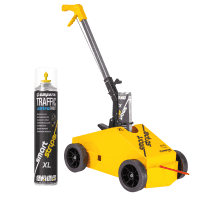 Vorteils-Set A.M.P.E.R.E. Smart Striper XL, inkl. 1x TRAFFIC extra Paint, gelb