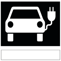 Vorteils-Set PREMARK®, zum Einbrennen, Bodenzeichen Elektrofahrzeug, Streifen