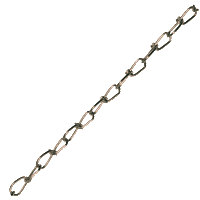 K.57 Knotenkette, DIN 5686, nicht geprüft, galv. verzinkt,1,6x23,0x7,0mm, Meterware