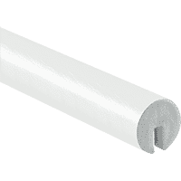 Knuffi Kantenschutzprofil Typ B, zum Aufstecken/Anschrauben, weiß, PU-Schaum, 1m