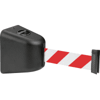 RS-GUIDESYSTEMS Gewebegurt-Wandkassette Outdoor, ABS-Kunststoff, rot/weiß,5m