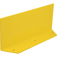 K.57 Winkelschiene, z.Aufdübeln, gelb, Stahl, verzinkt, pulverbesch.,200x100x1000mm