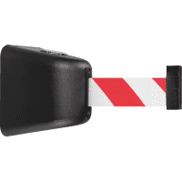 RS-GUIDESYSTEMS Wandkassette Indoor, magnetisch, Gurt rot/weiß schraffiert,5m