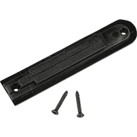 RS-GUIDESYSTEMS Wandclip, zum Einhängen des 50mm-Gurtes, schwarz, Kunststoff